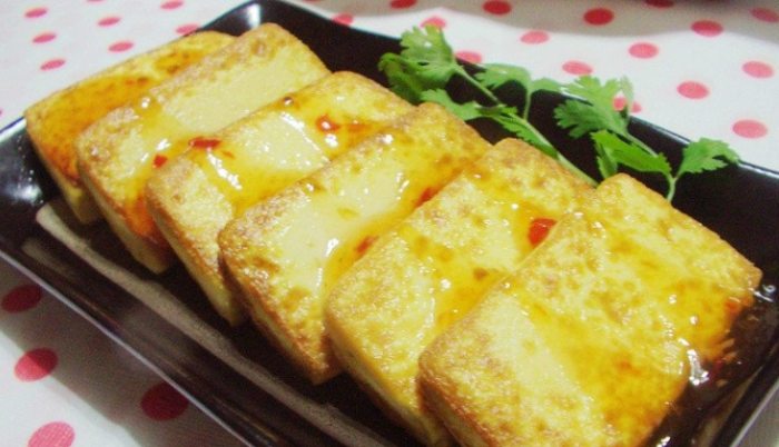 煎雞蛋豆腐
